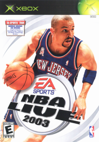 NBA Live 2003 PAL Xbox PAL box art